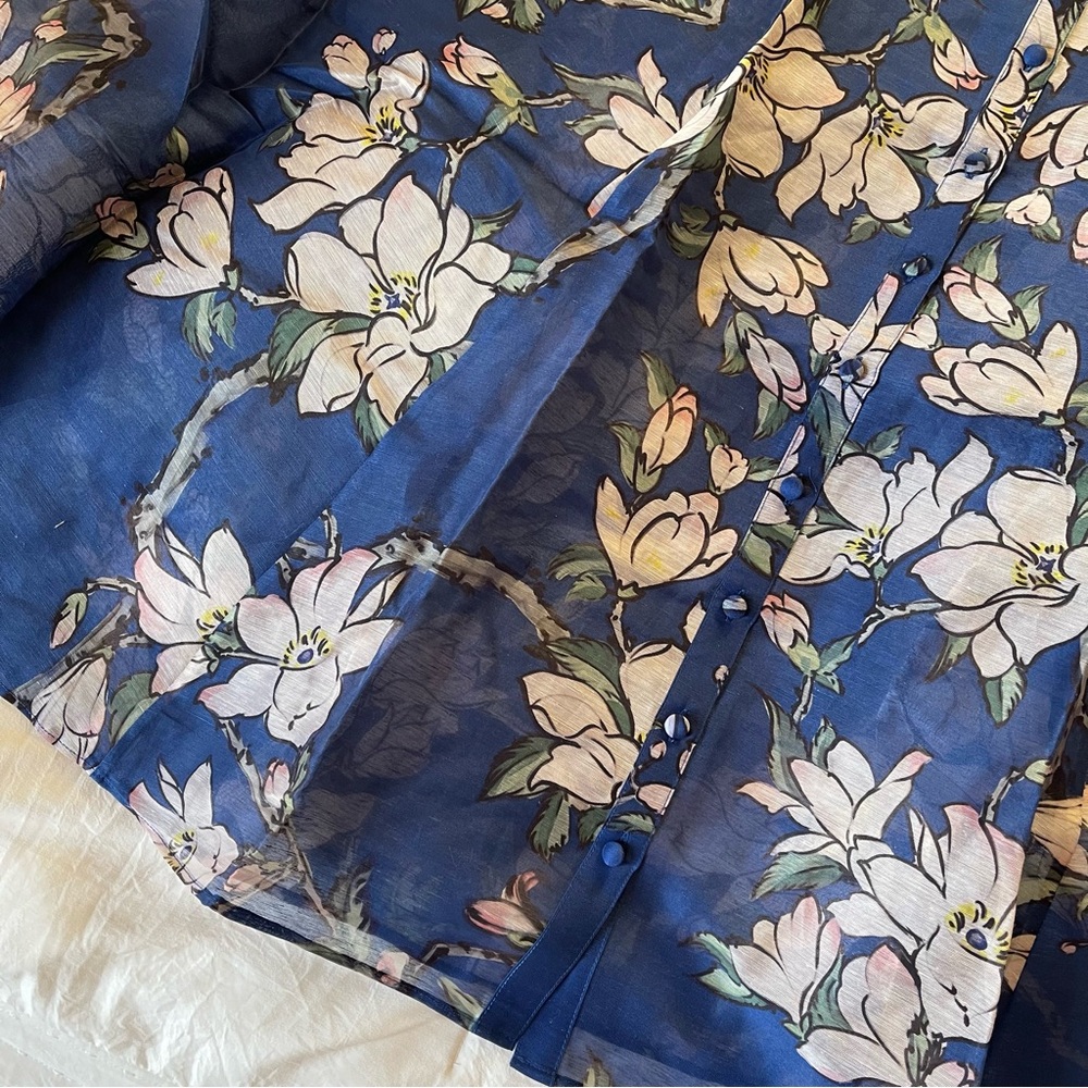 Brand New- Leo Lin Katrina Butterfly Sleeve Midi Dress 💙✨ - Picture 13 of 14